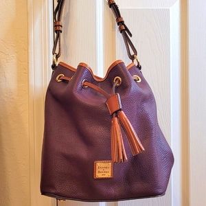 Dooney & Bourke Kendall Crossbody Drawstring Purse with dust bag